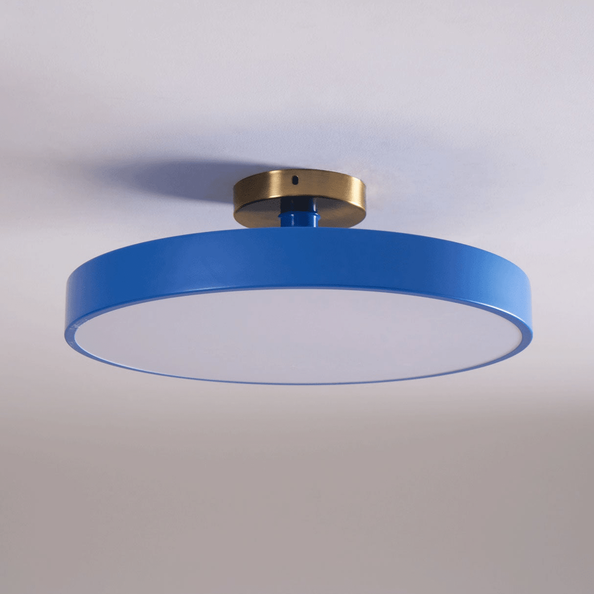 Solara Ceiling Lamp Flush Mount Black and Gold Modern - Letslighting