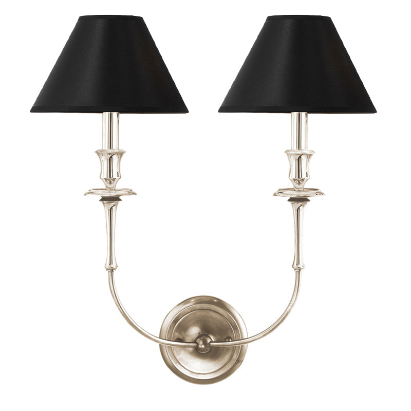 Vedoror Vintage Industrial Brass Fabric Wall Lamp - Letslighting