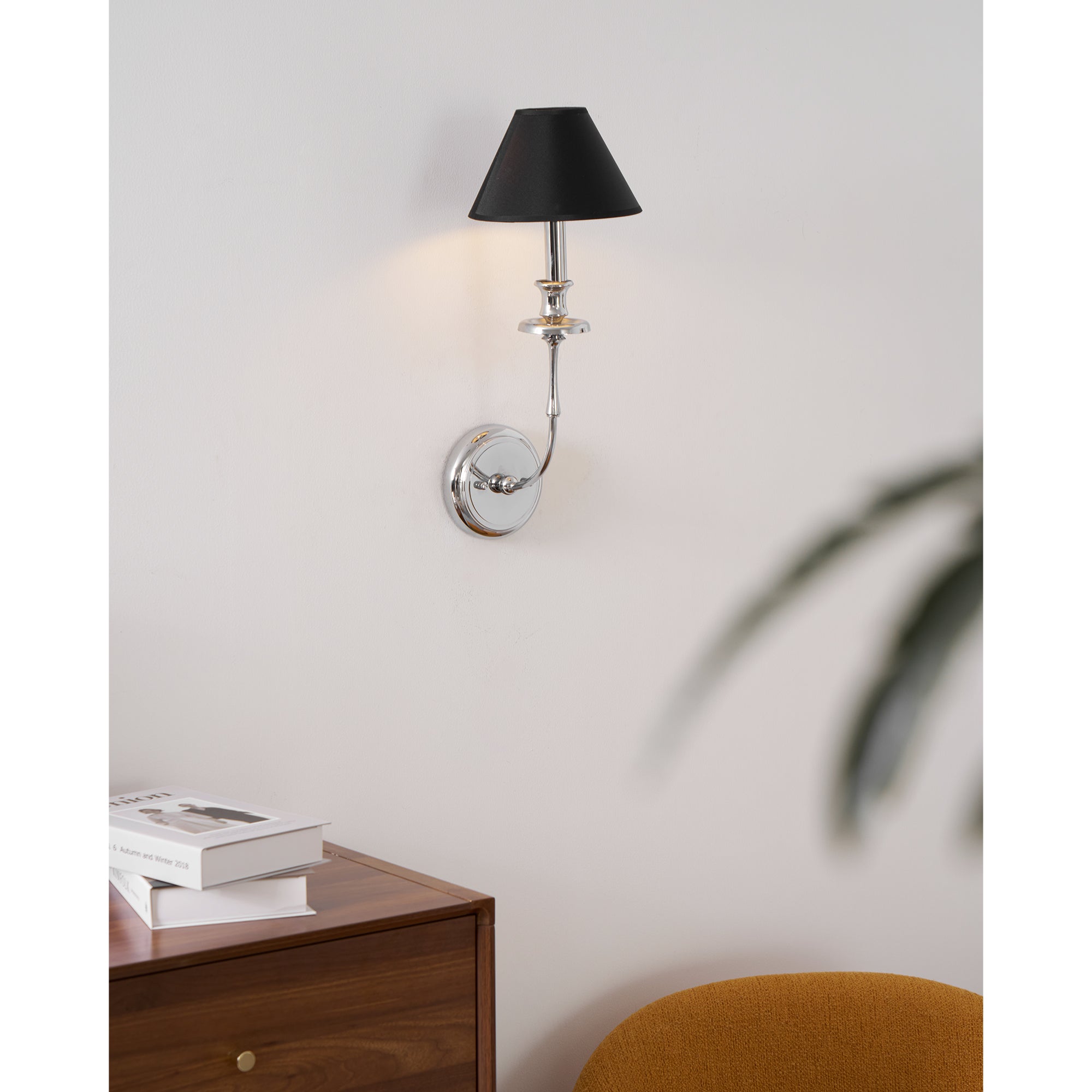 Vedoror Vintage Industrial Brass Fabric Wall Lamp - Letslighting