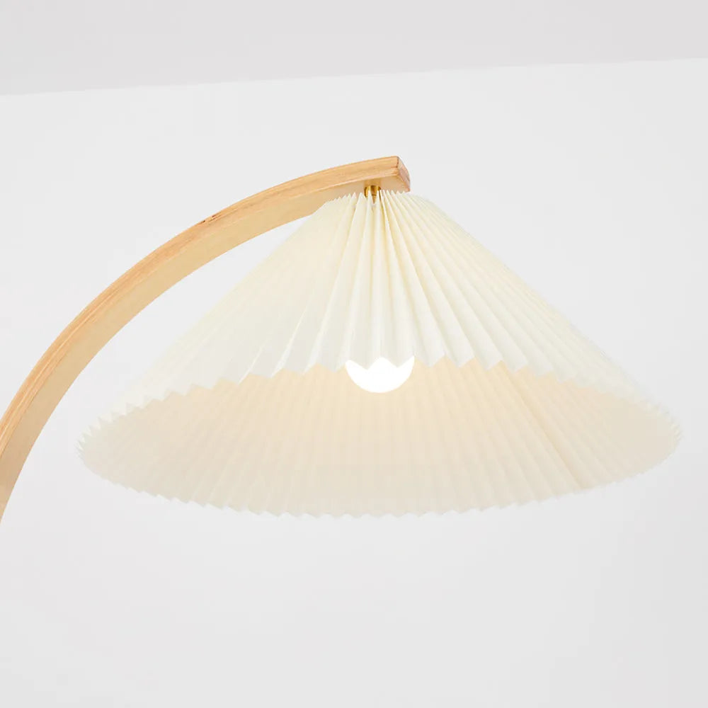 Muto Unique LED Floor Lamp, Wood/Metal, Living Room