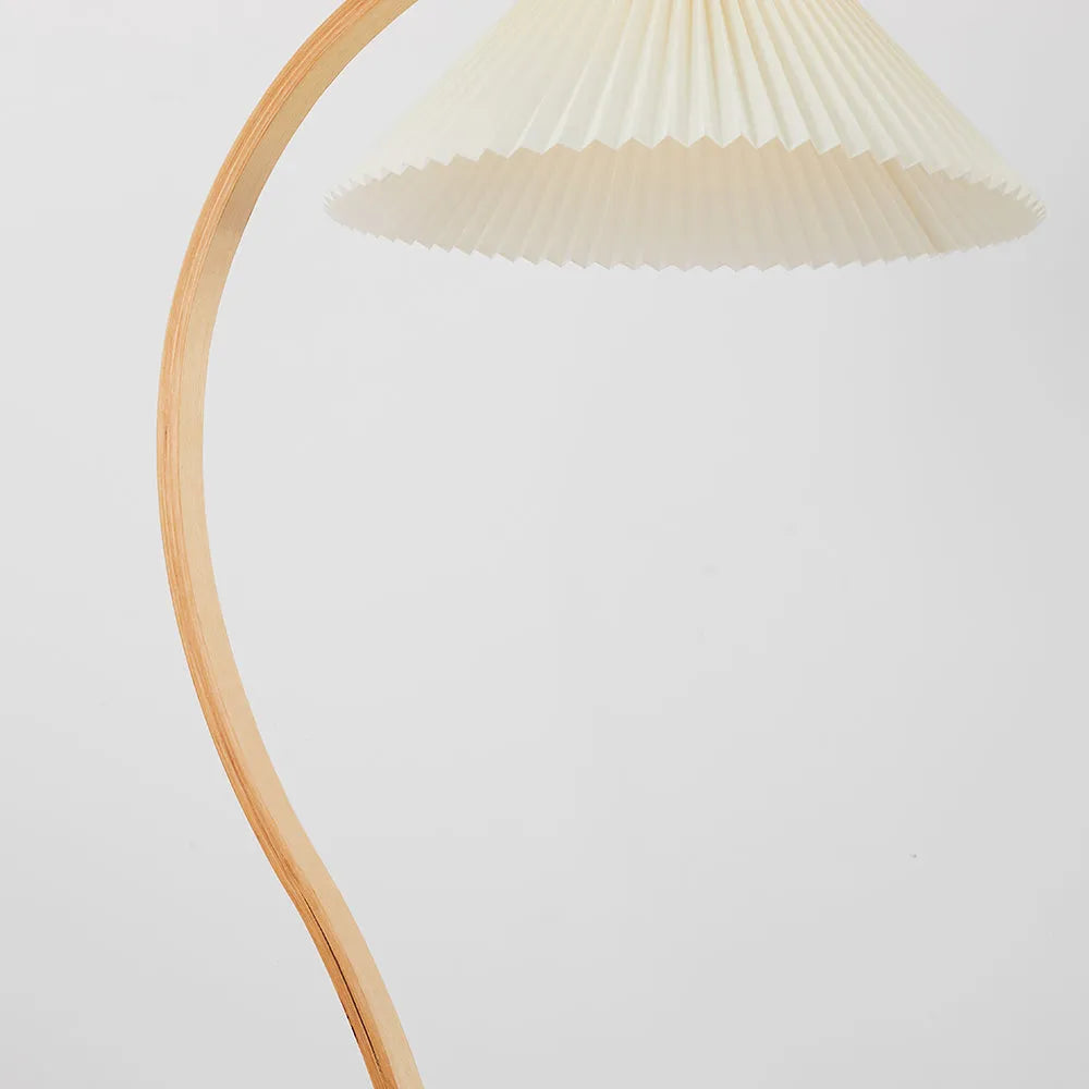 Muto Unique LED Floor Lamp, Wood/Metal, Living Room
