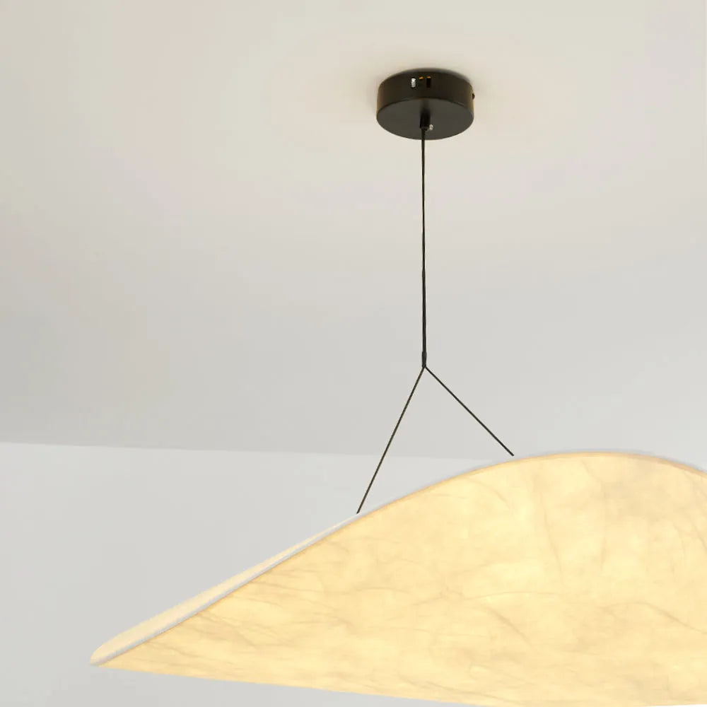 Ritta Vintage Art Deco Pendant Light Metal Silk White Living Room/Hall/Art Gallery