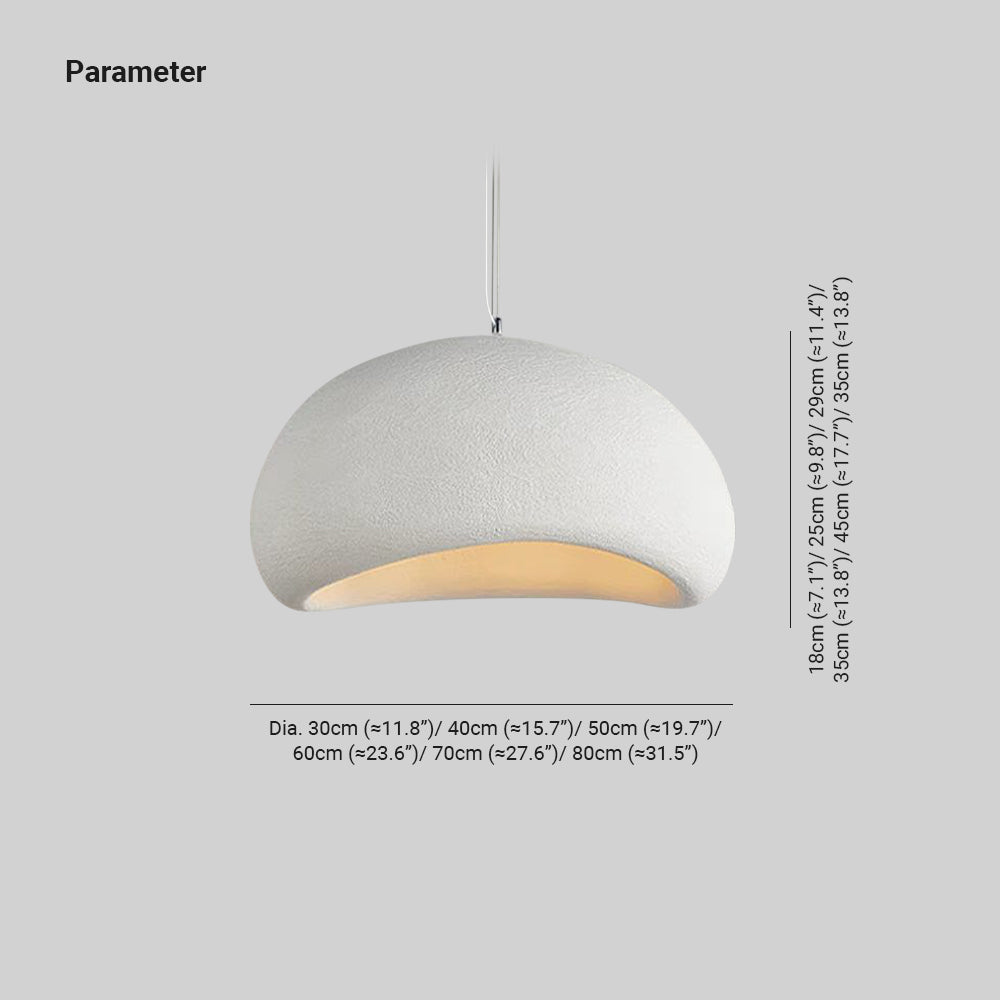 Avi Wabi-Sabi Spherical Cloud Pendant Light
