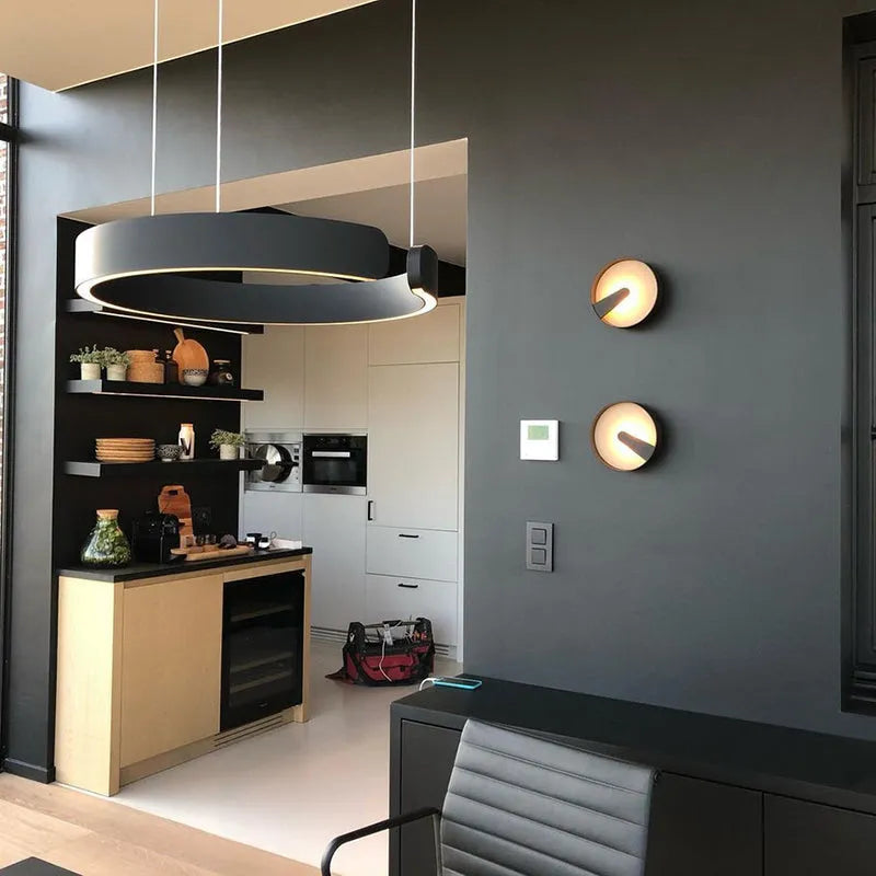 Arisha Luxury Minimalist LED Ring Pendant Light