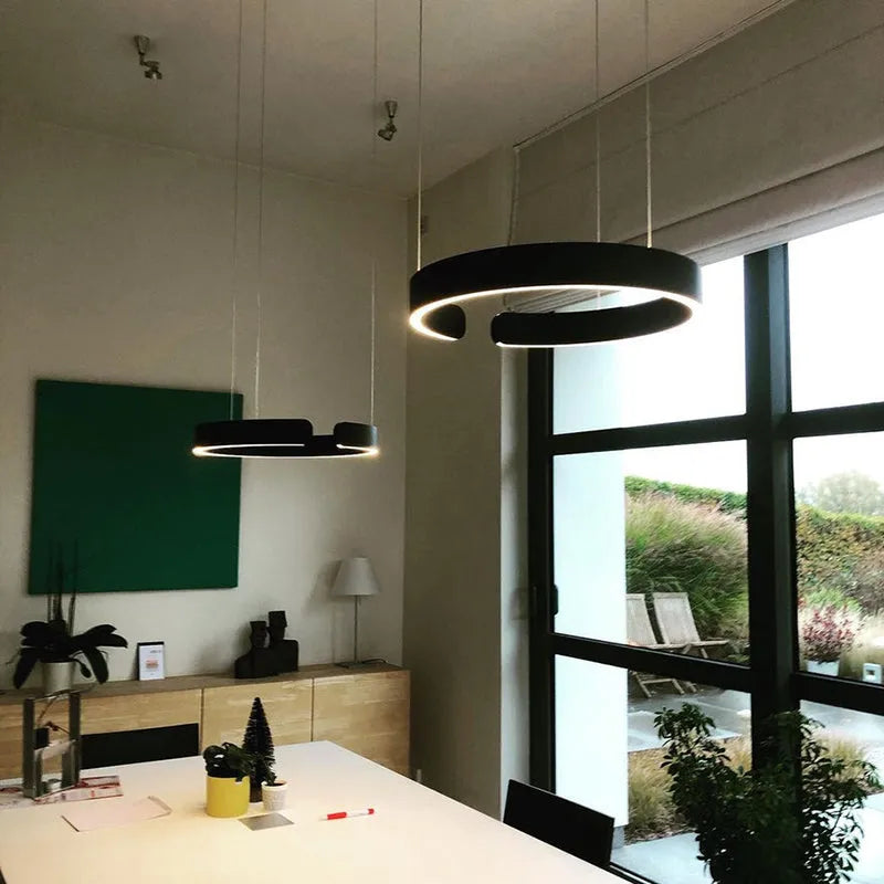 Arisha Luxury Minimalist LED Ring Pendant Light