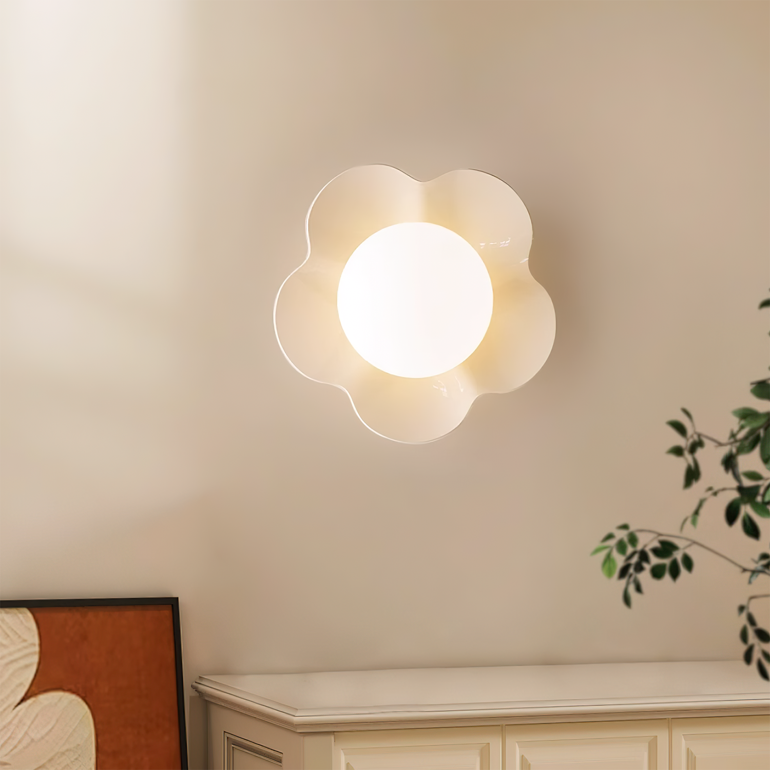 Petalia Applique Murale Moderne Violette - Neutralighting