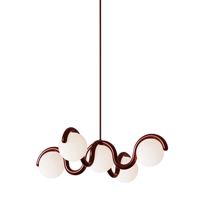 Eurvinen Creativity Elegance Art Brass Glass Chandelier - Letslighting