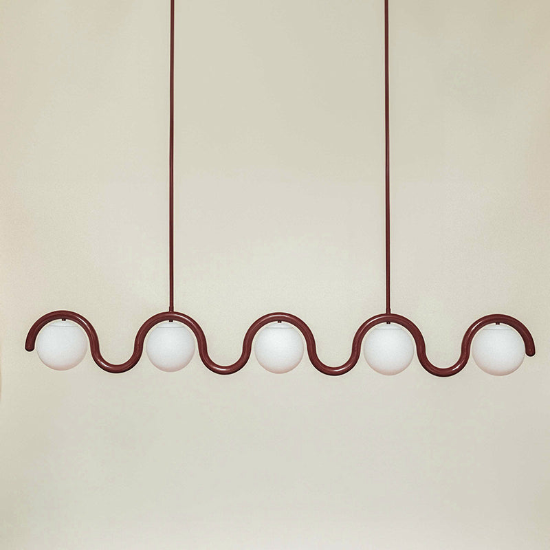 Citheis Individual Creativity Linear Glass Chandelier - Letslighting