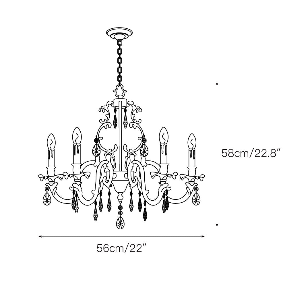 Olrinila Postmodern Luxury Brass Crystal Chandelier - Letslighting