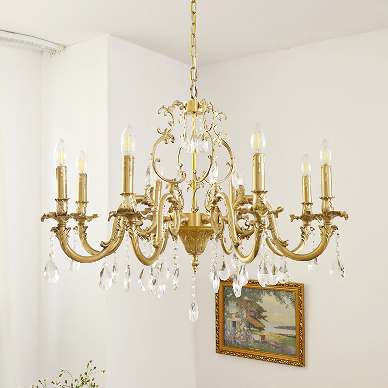 Olrinila Postmodern Luxury Brass Crystal Chandelier - Letslighting