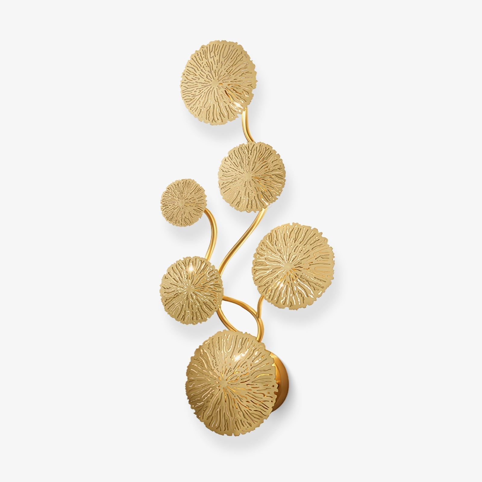 Lustra Applique Murale Feuille De Lotus En Laiton - Neutralighting