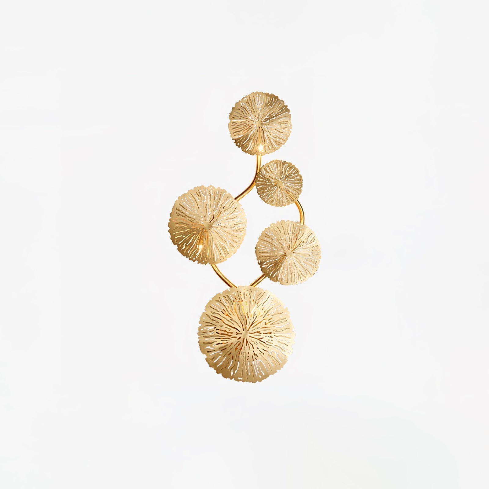 Lustra Applique Murale Feuille De Lotus En Laiton - Neutralighting