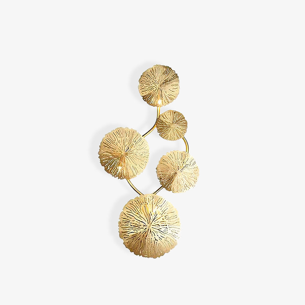 Lustra Applique Murale Feuille De Lotus En Laiton - Neutralighting