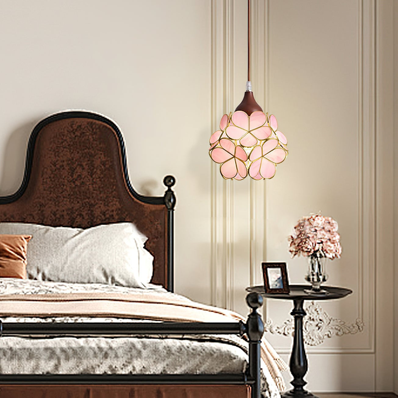 Velina Pink Petal Pendant Light - Letslighting
