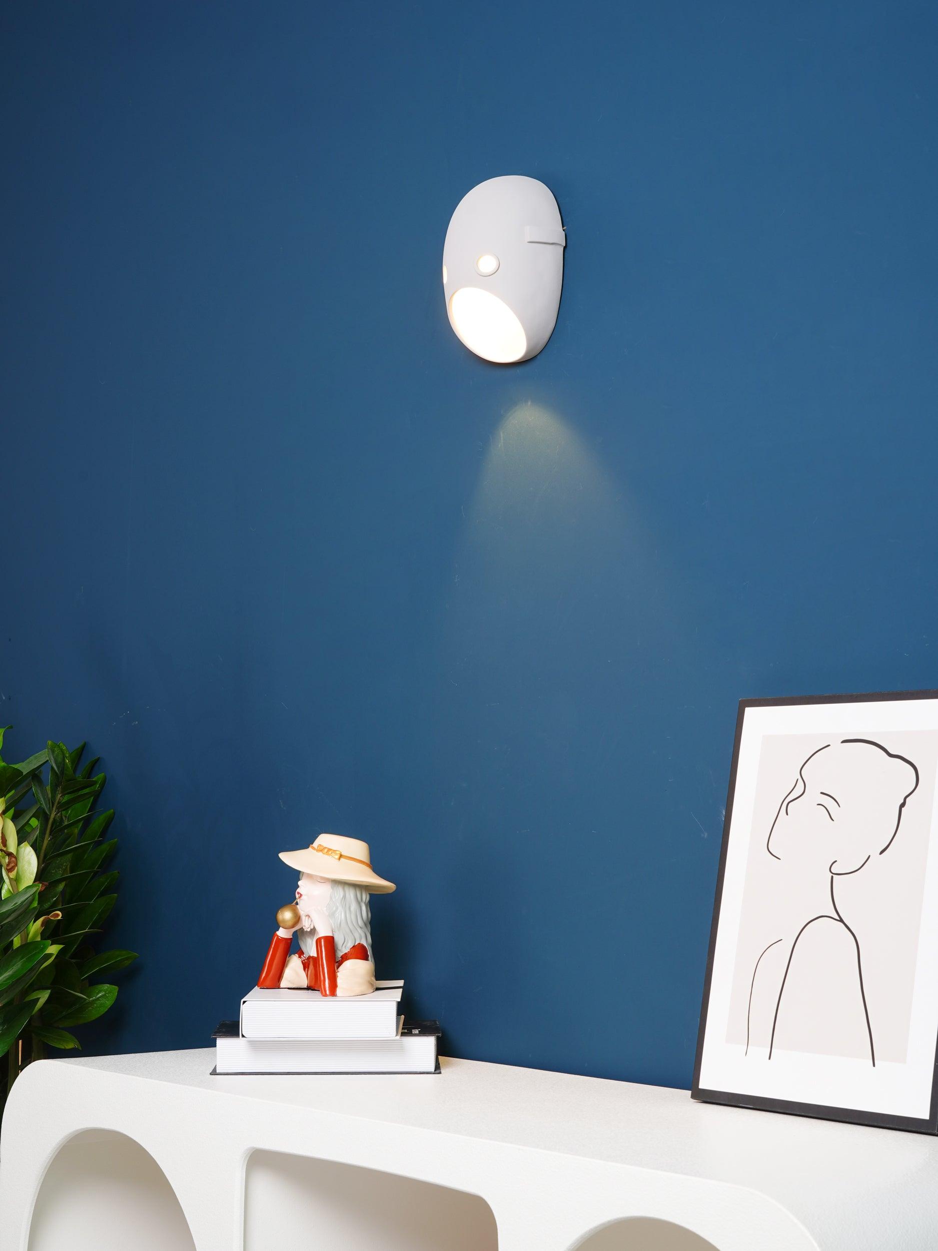 Mask Applique Murale en Résine Créativité Individuelle - Neutralighting