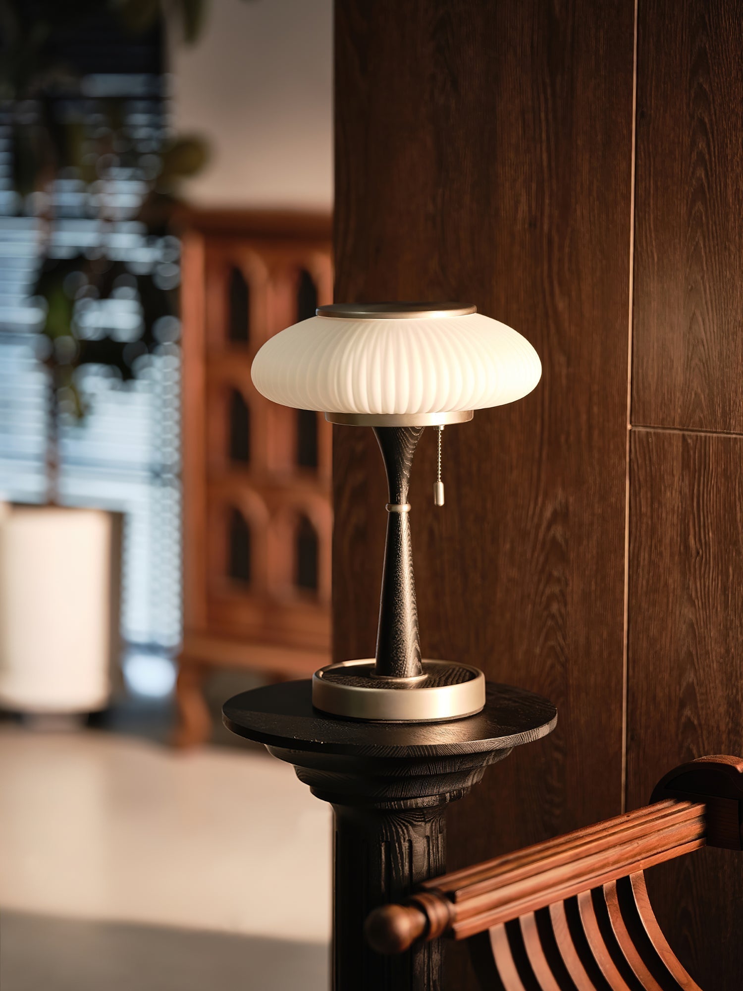 Orton Wood Vintage Table Lamp - Letslighting
