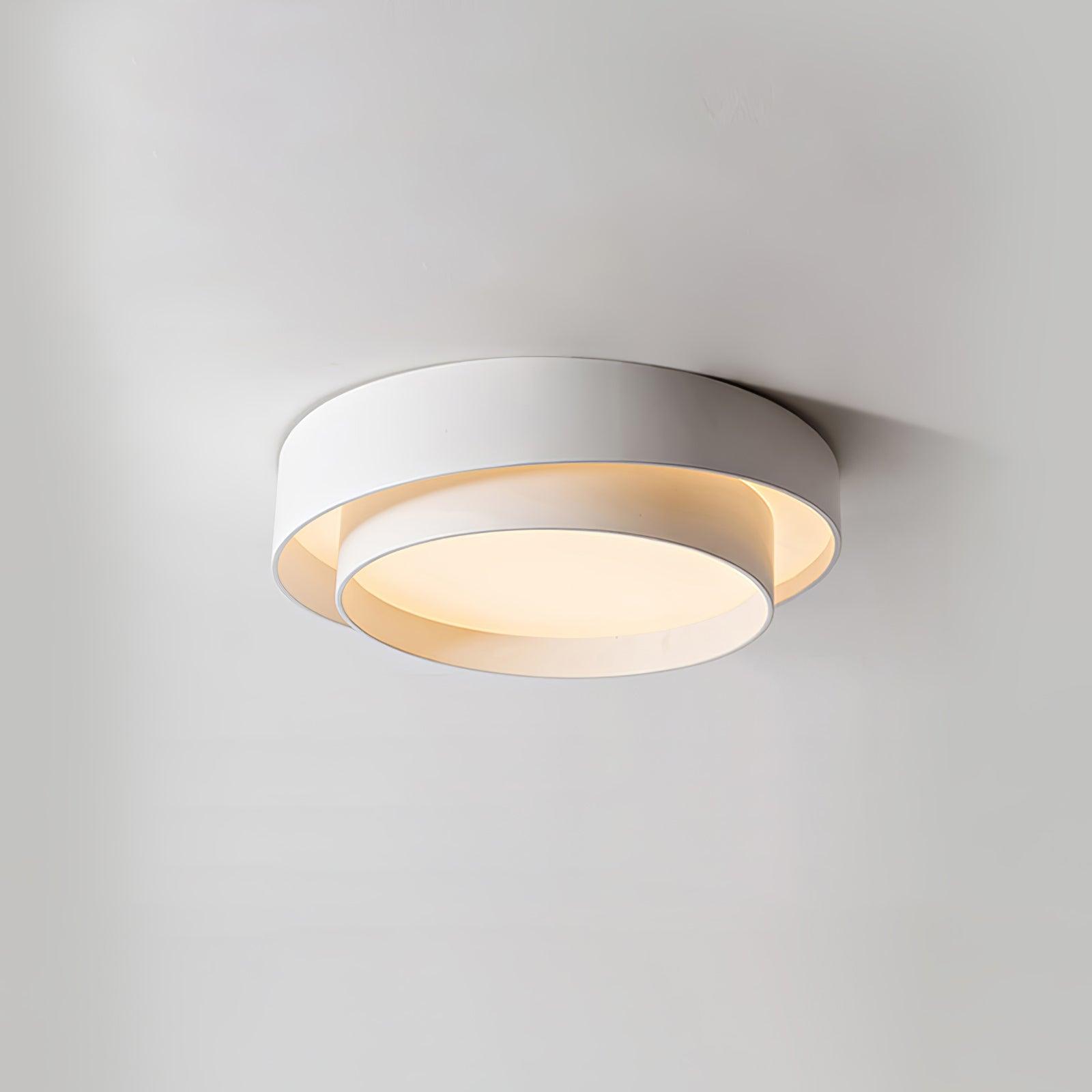 Lustra Ceiling Light Double Layers Modern Cylinder - Letslighting
