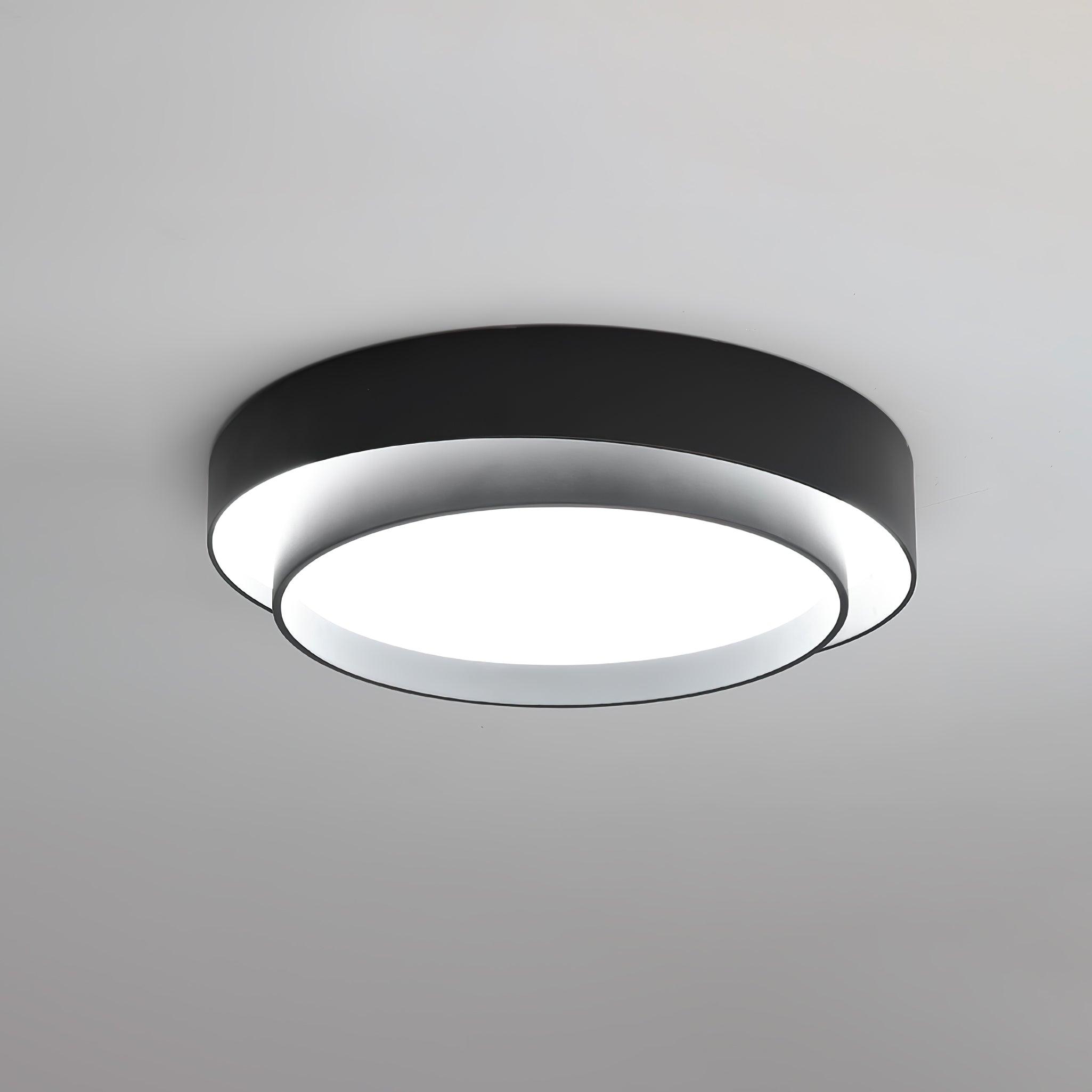 Lustra Ceiling Light Double Layers Modern Cylinder - Letslighting