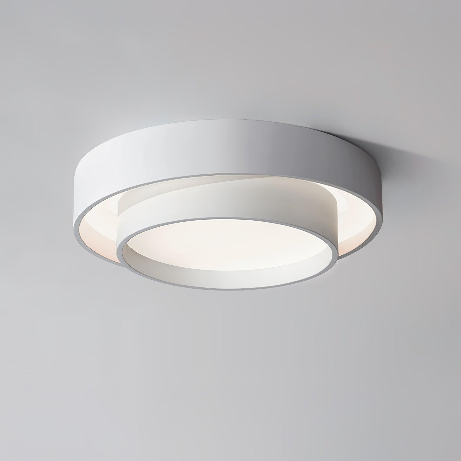 Lustra Ceiling Light Double Layers Modern Cylinder - Letslighting