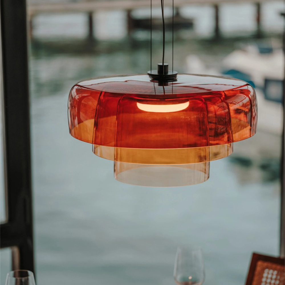 Valentina Pendant Light Glass Bowl-shaped Modern