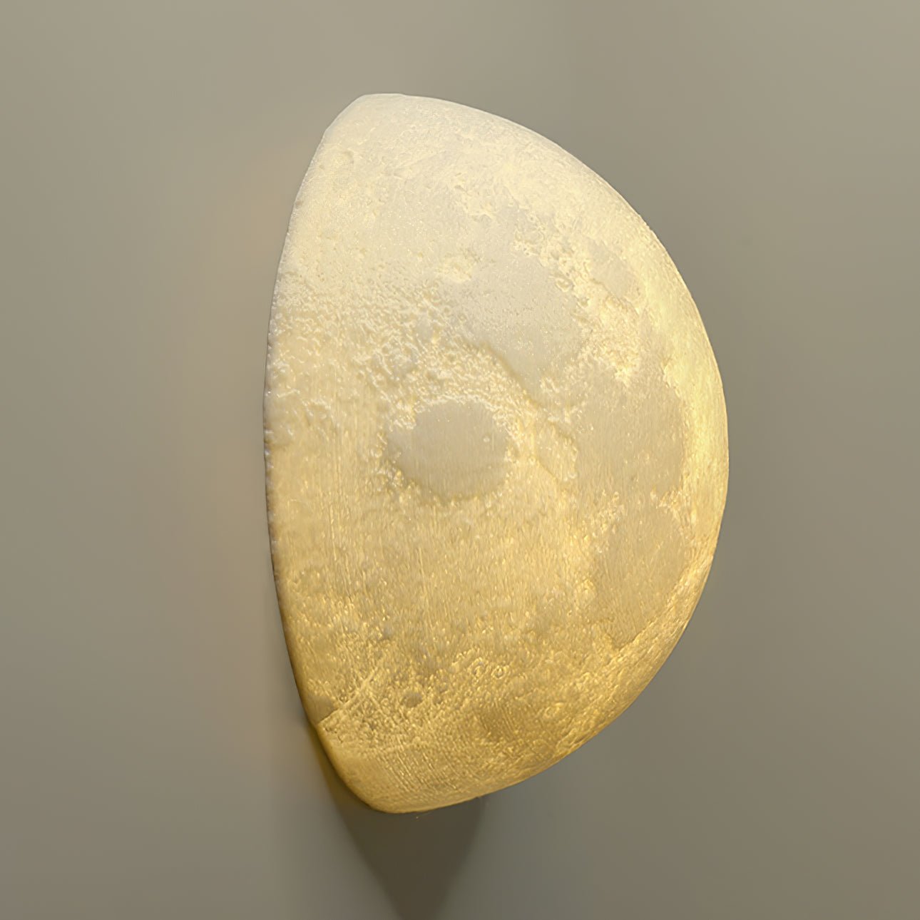 Olsolan Applique Murale 3D en Plastique Art Nordique Lune - Neutralighting