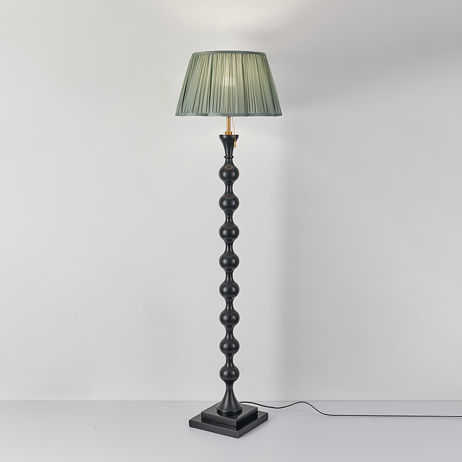 Celon Wood Fabric Vintage Floor Lamp - Letslighting