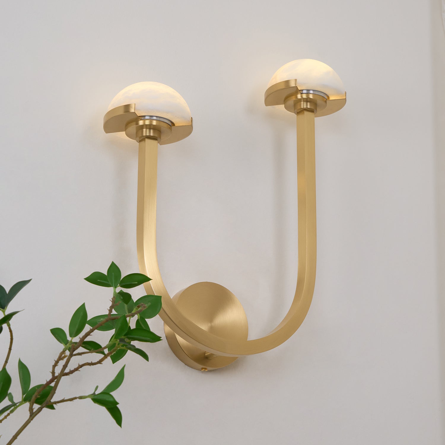 Vitalira Double Alabaster Wall Light - Letslighting
