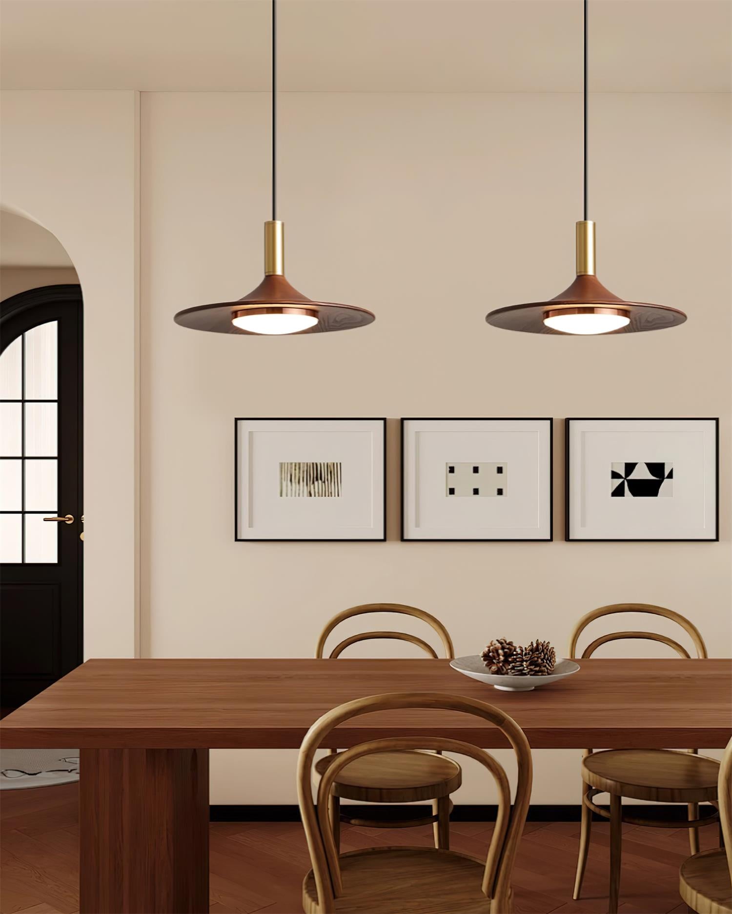 Pendant Light Hat Shape Midcentury - Neutralighting