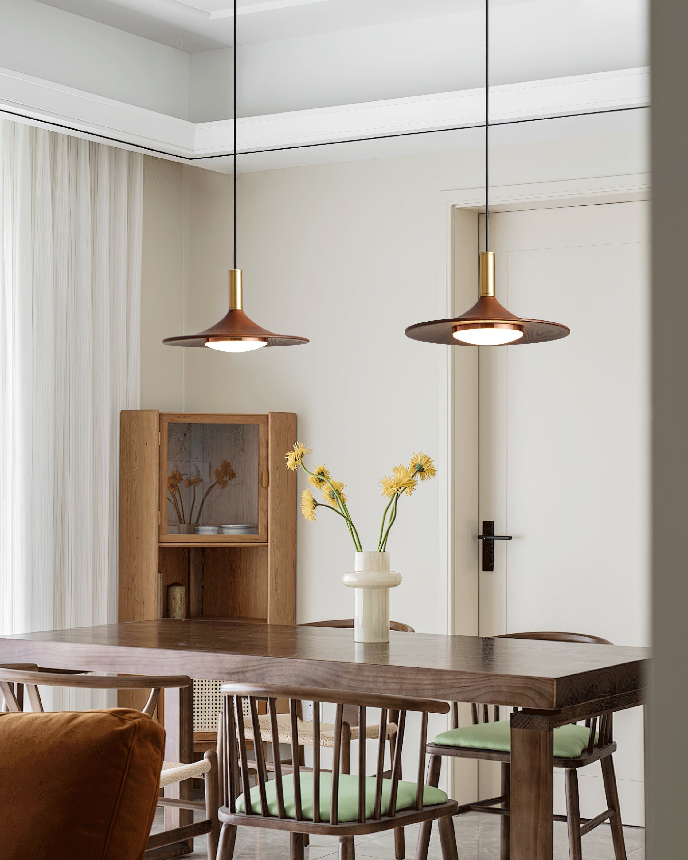 Pendant Light Hat Shape Midcentury - Neutralighting