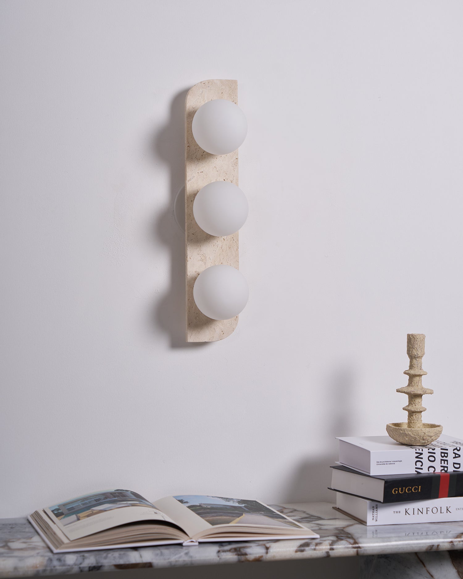 Ritta Travertine Wall Lamp - Neutralighting