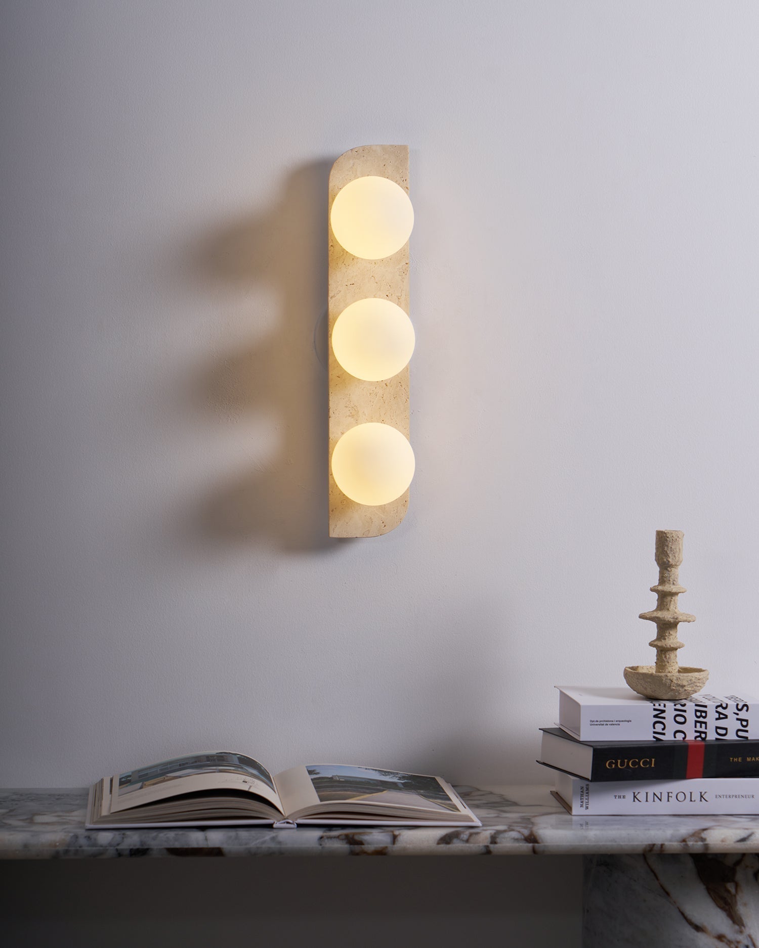 Ritta Travertine Wall Lamp - Neutralighting