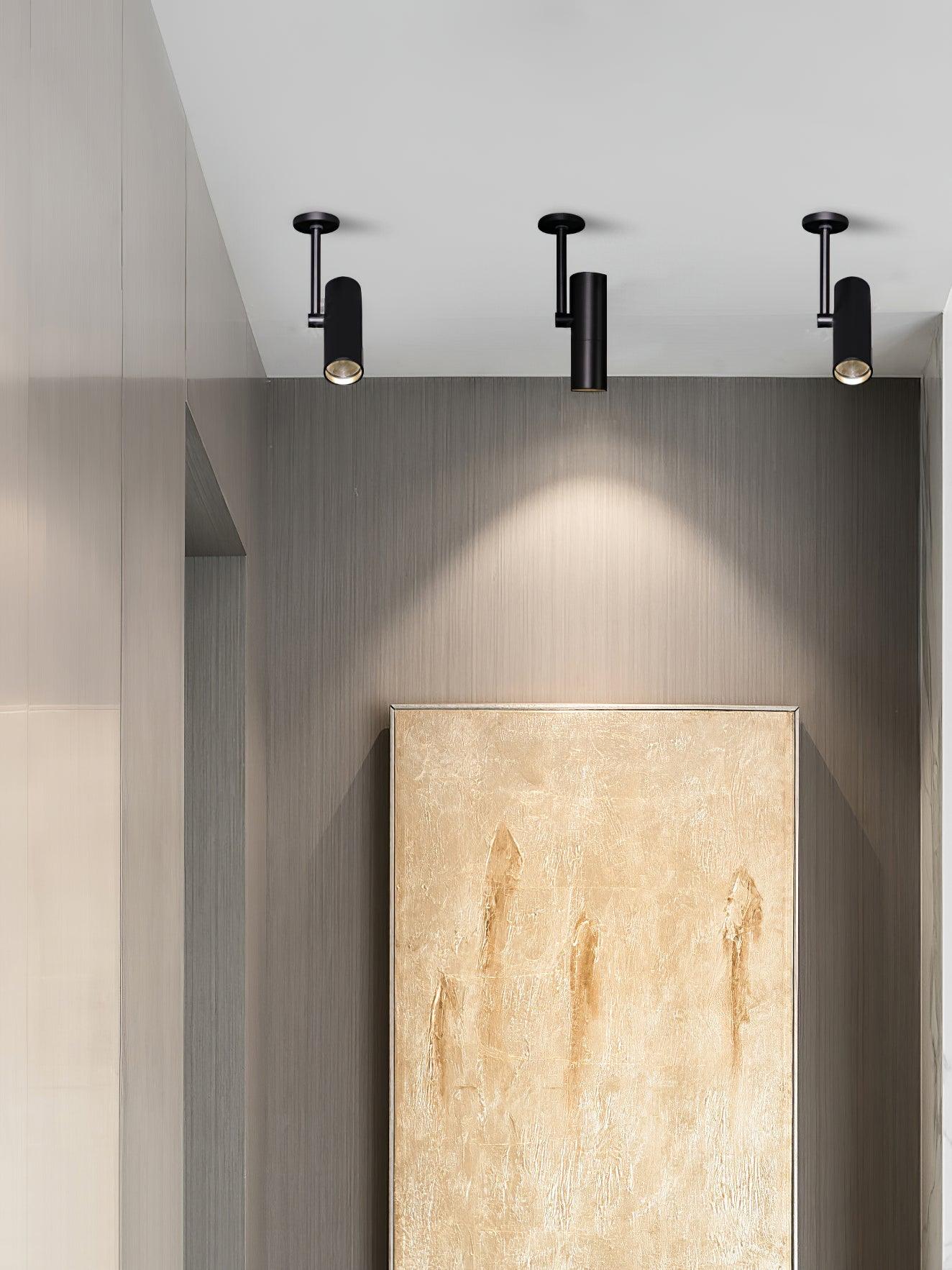 Solara Ceiling Light Cylinder Spotlight Industrial for Loft Study - Letslighting