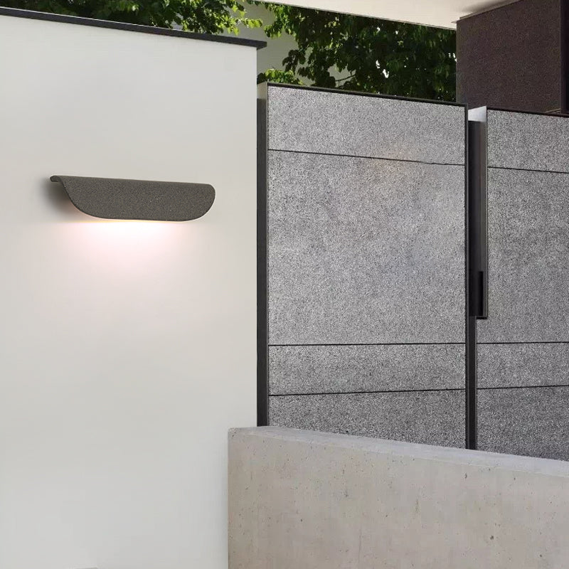 Ray Modern Outdoor Wall Lighting, Waterproof, Curved