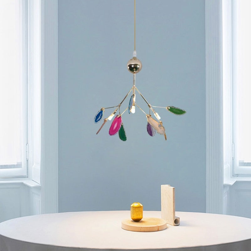 Aria Agate Creative Colourful Chandelier Bedroom/Living Room