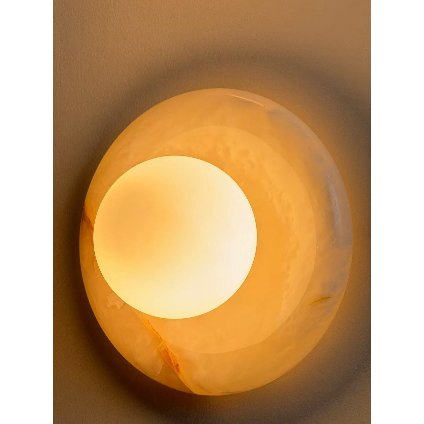 Aursilos Premium Nordic Art White Jade Glass Sconce Wall Lamp - Letslighting