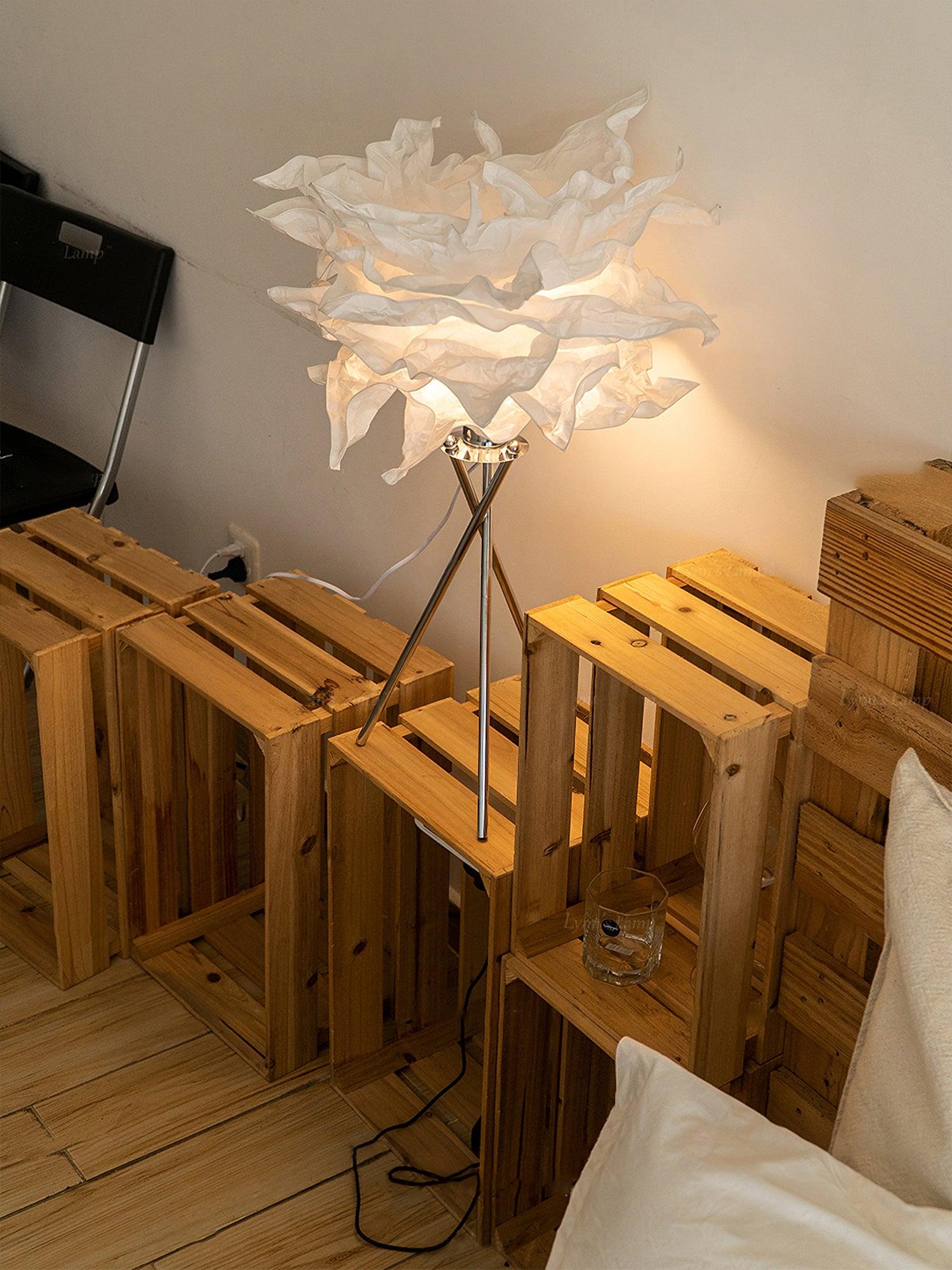 peony Modern Paper Table Lamp - Letslighting