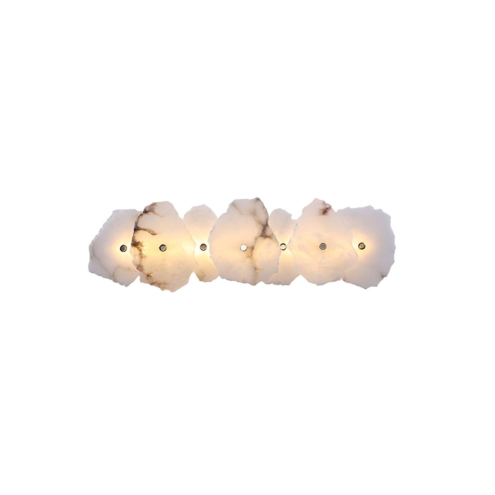 Alaeila Floral Cluster Alabaster Wall Light - Letslighting