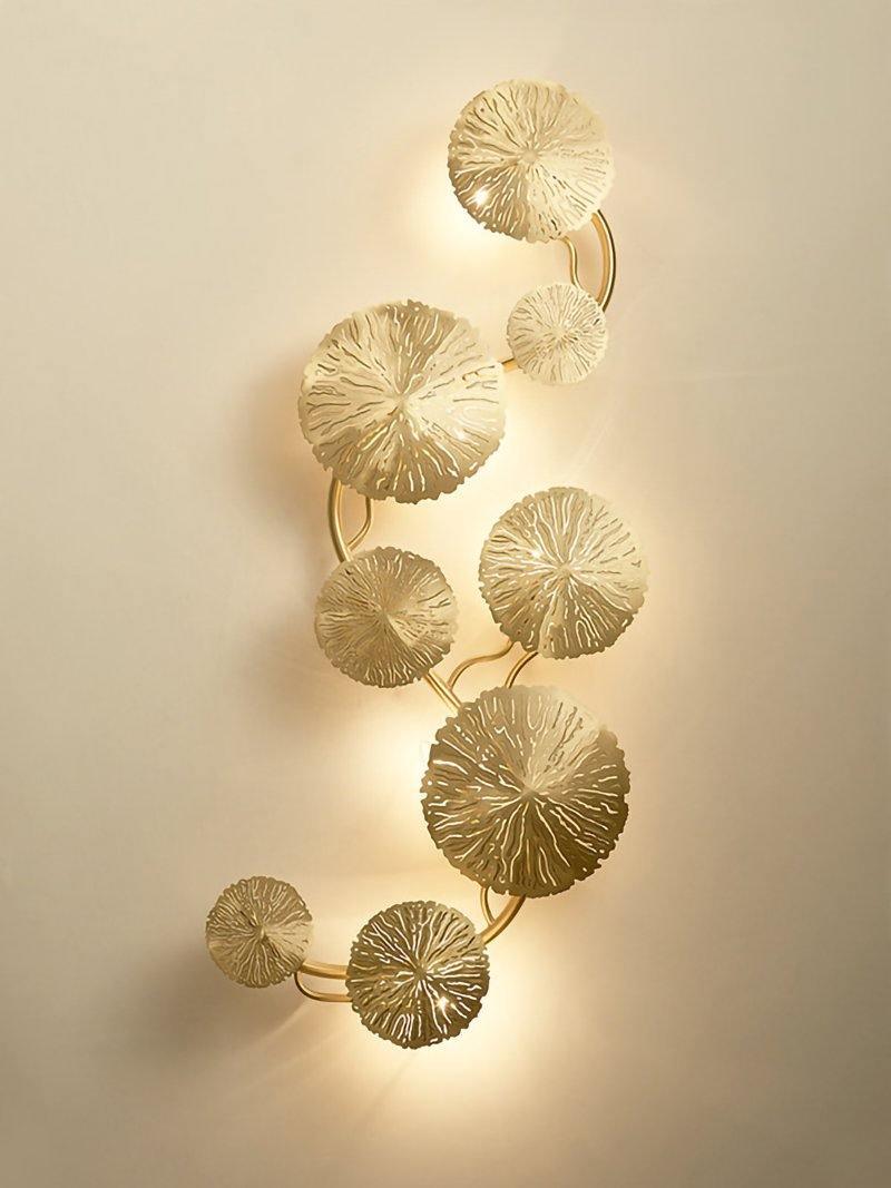 Lustra Applique Murale Feuille De Lotus En Laiton - Neutralighting