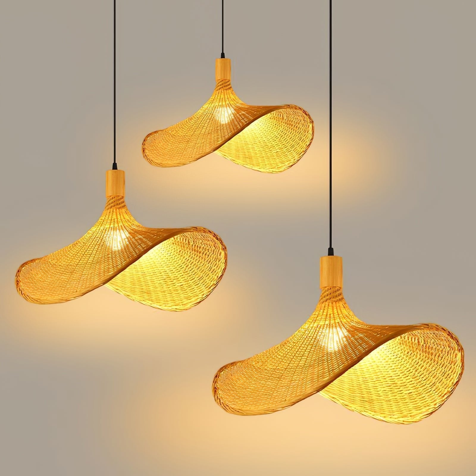 Marona Rattan Vintage Pendant Light - Letslighting