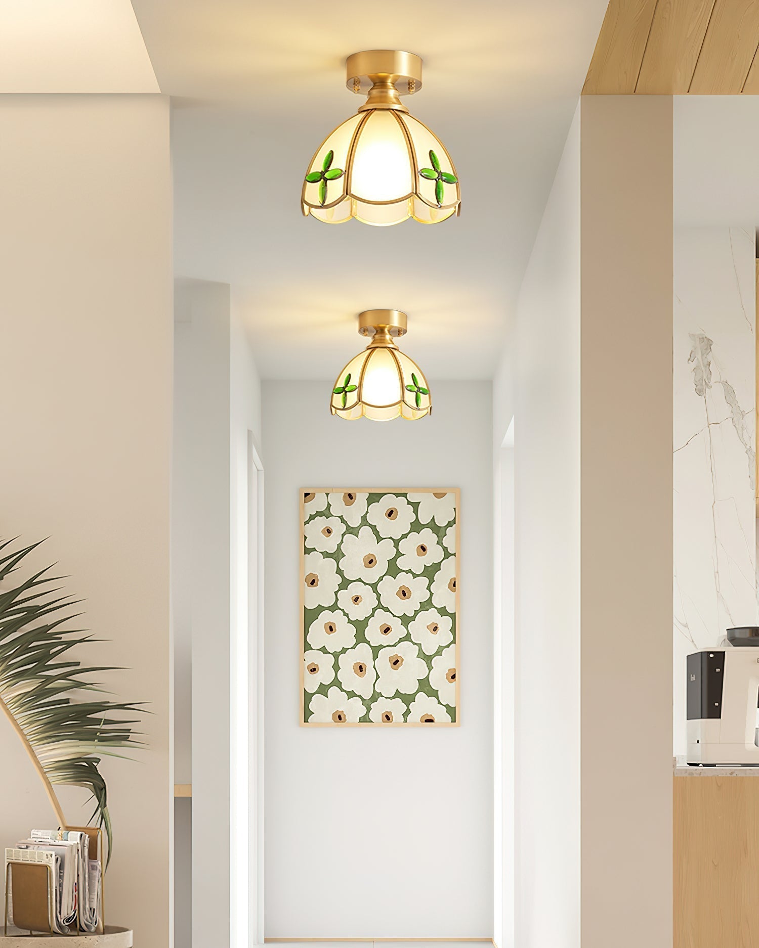 Civelle Tiffany Style Stained Glass Ceiling Light - Neutralighting