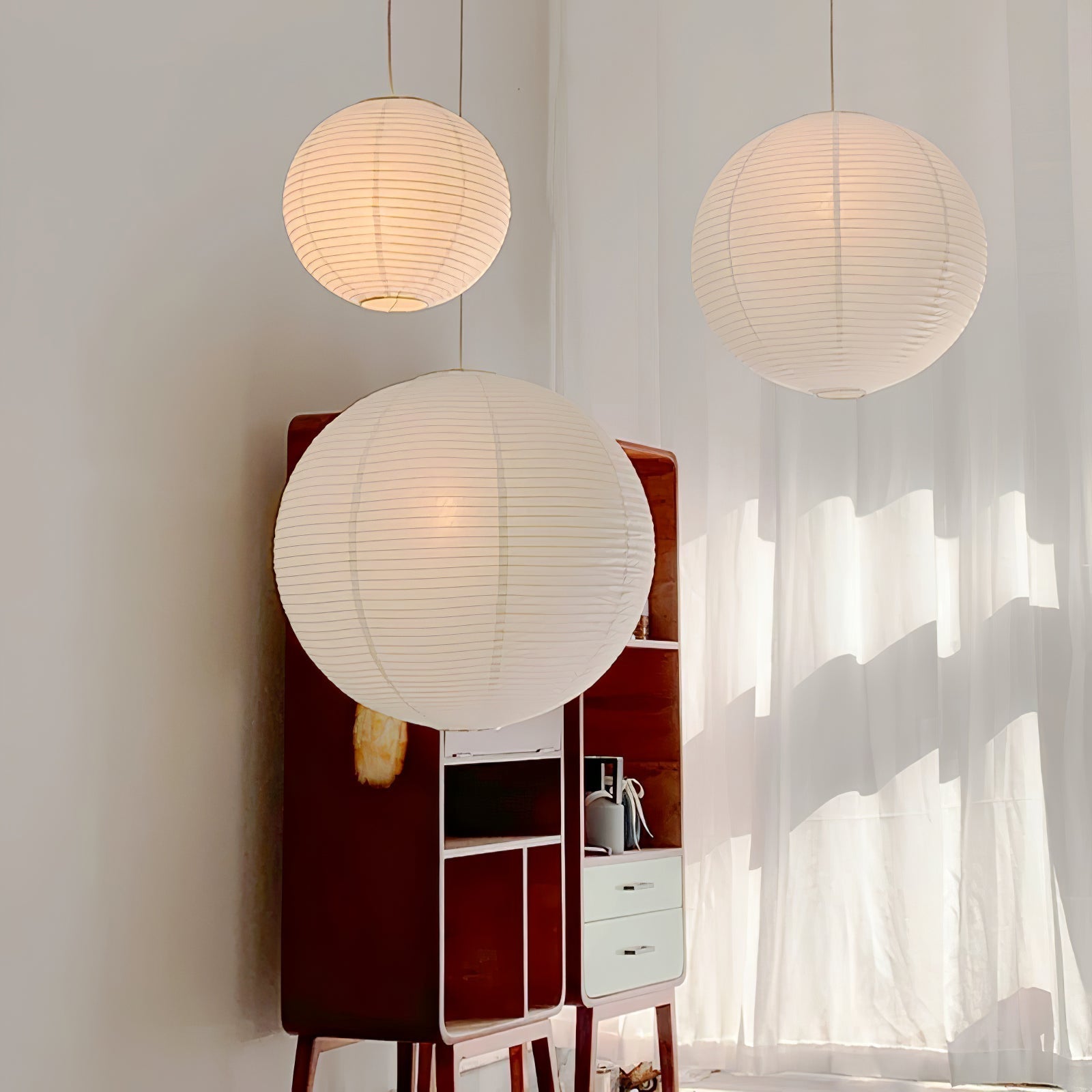 Lustra Pendant Lamp Paper for Living Room - Letslighting