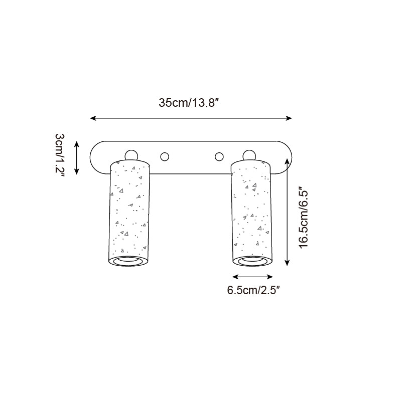 Solaro Applique Murale Projecteur Travertin - Neutralighting