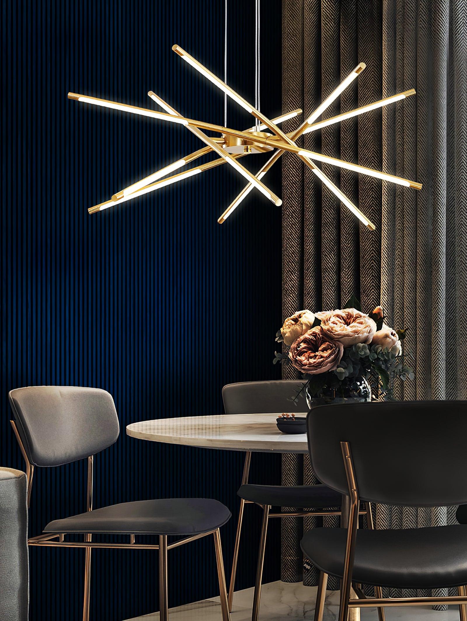 Lustra Chandelier Rotatable LED Modern - Letslighting