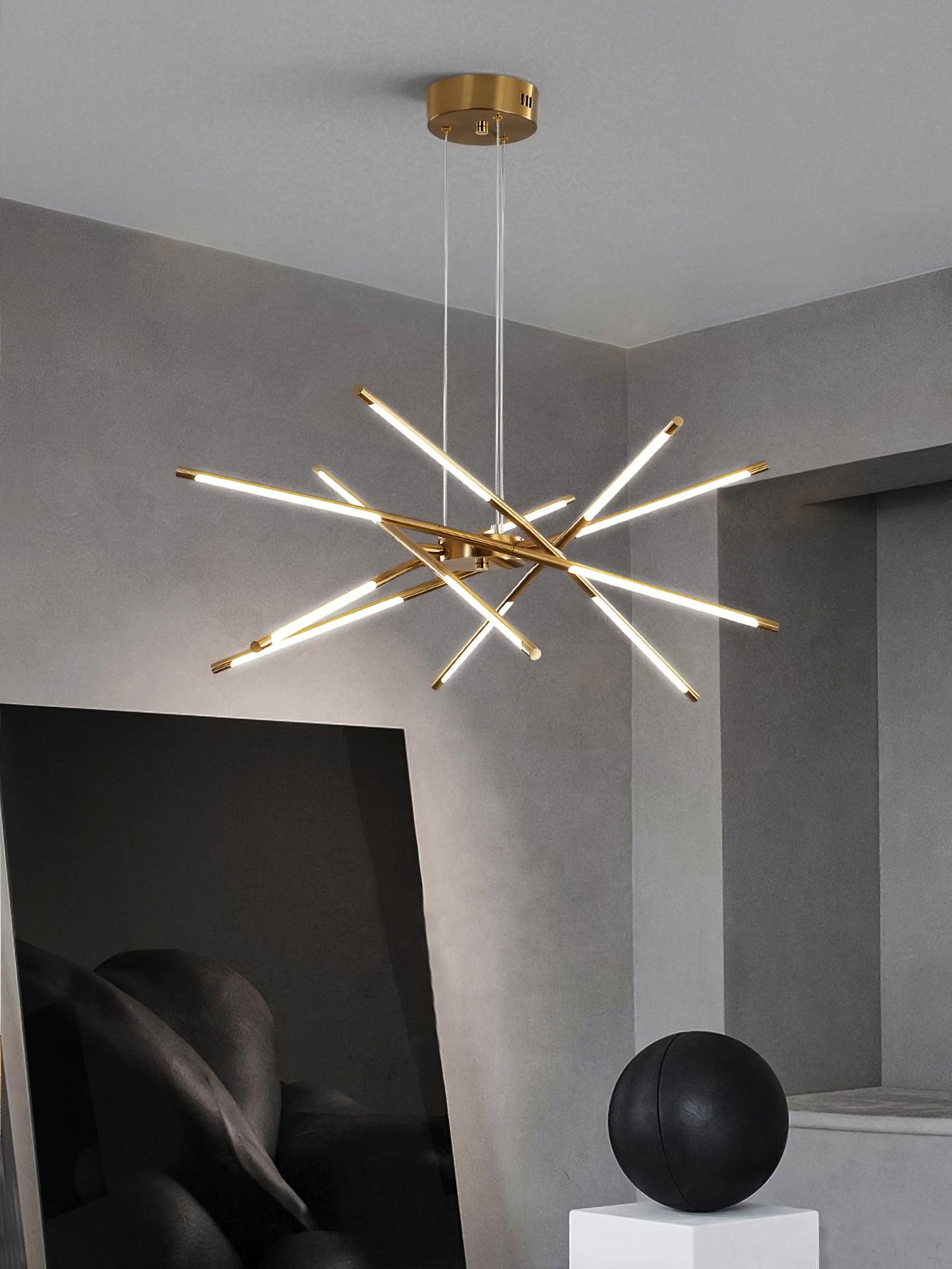 Lustra Chandelier Rotatable LED Modern - Letslighting