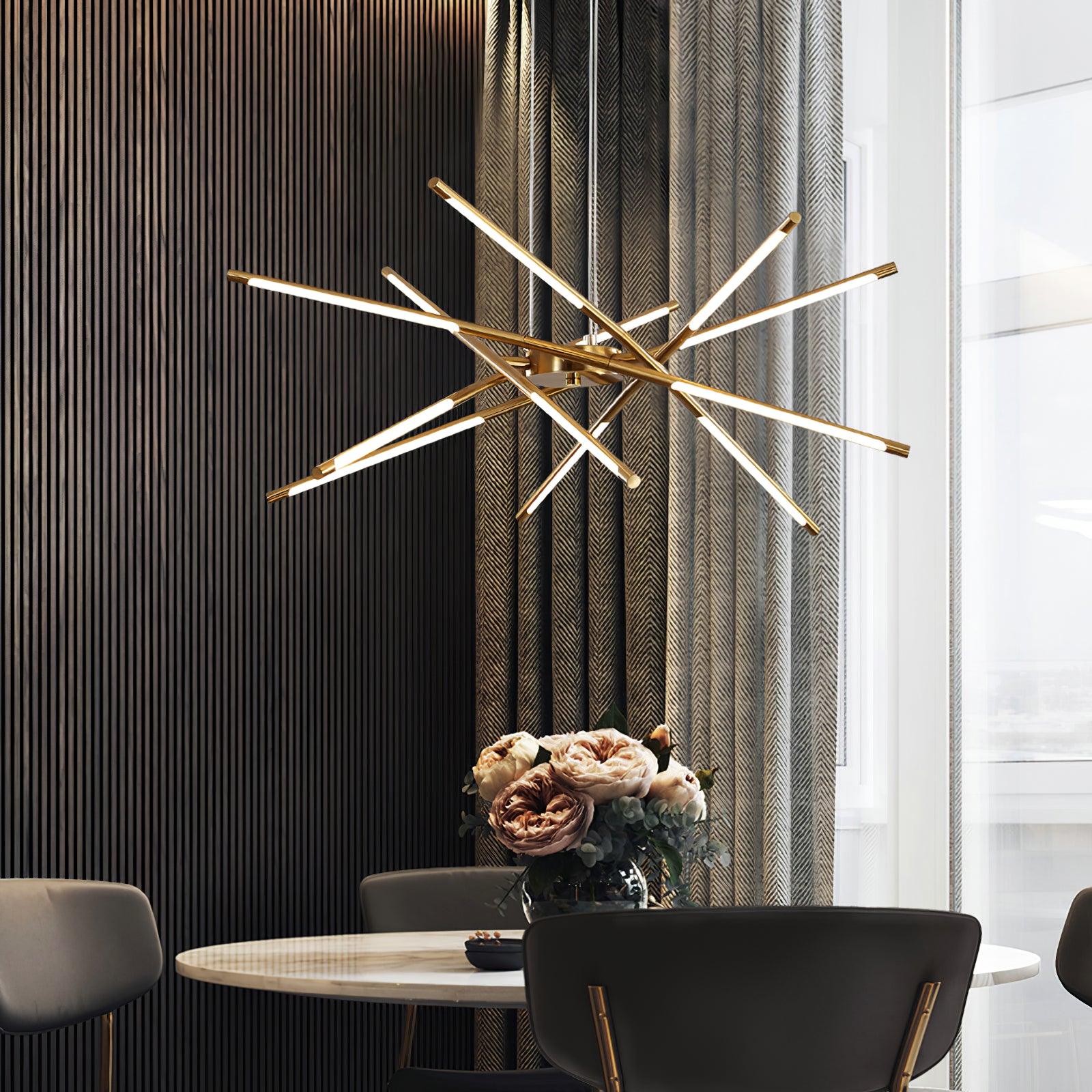 Lustra Chandelier Rotatable LED Modern - Letslighting