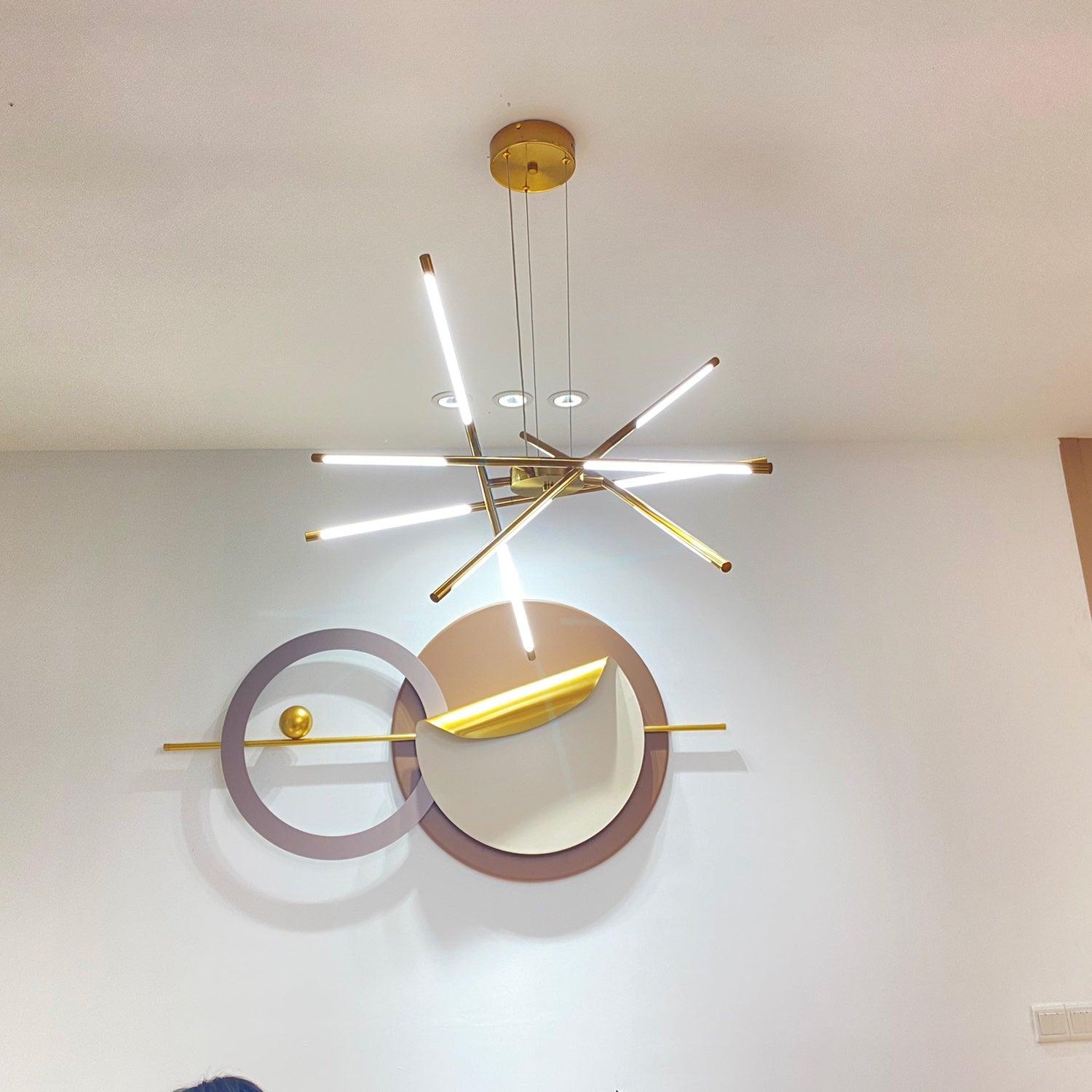 Lustra Chandelier Rotatable LED Modern - Letslighting