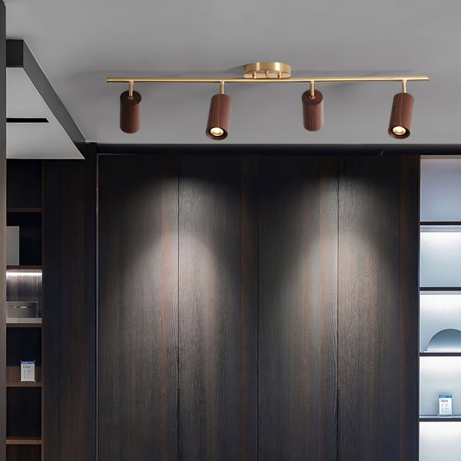 Usolila Modern Minimalist Wood Ceiling Light - Letslighting