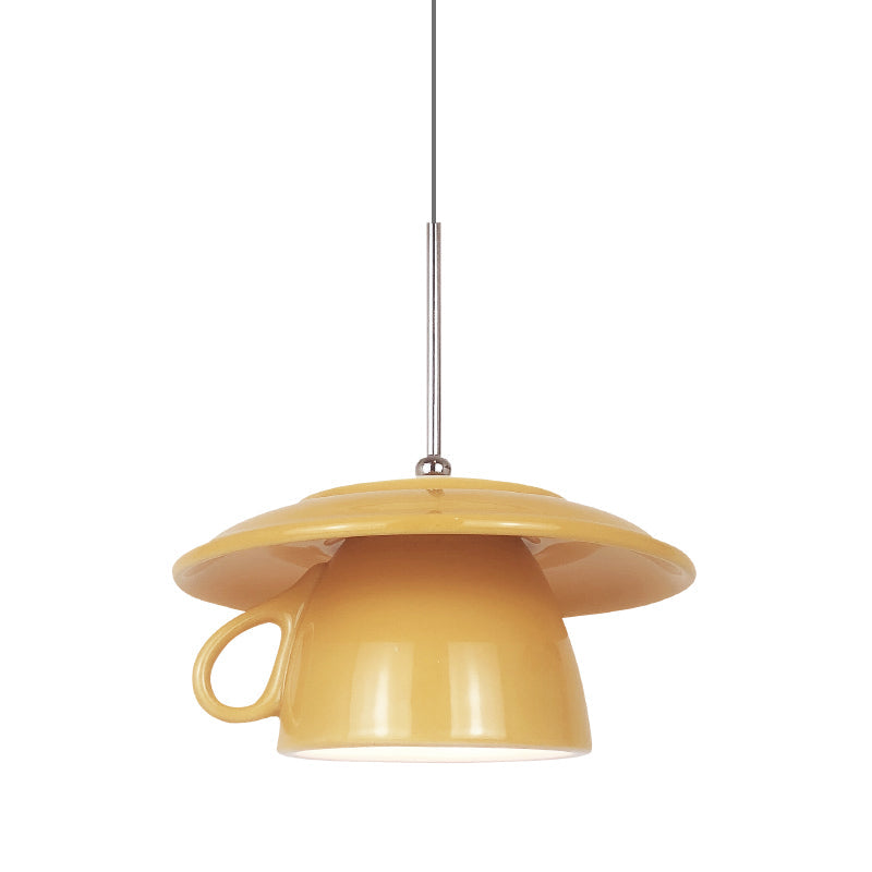 Valentina Modern Cup Ceramic LED Pendant Light Bedroom