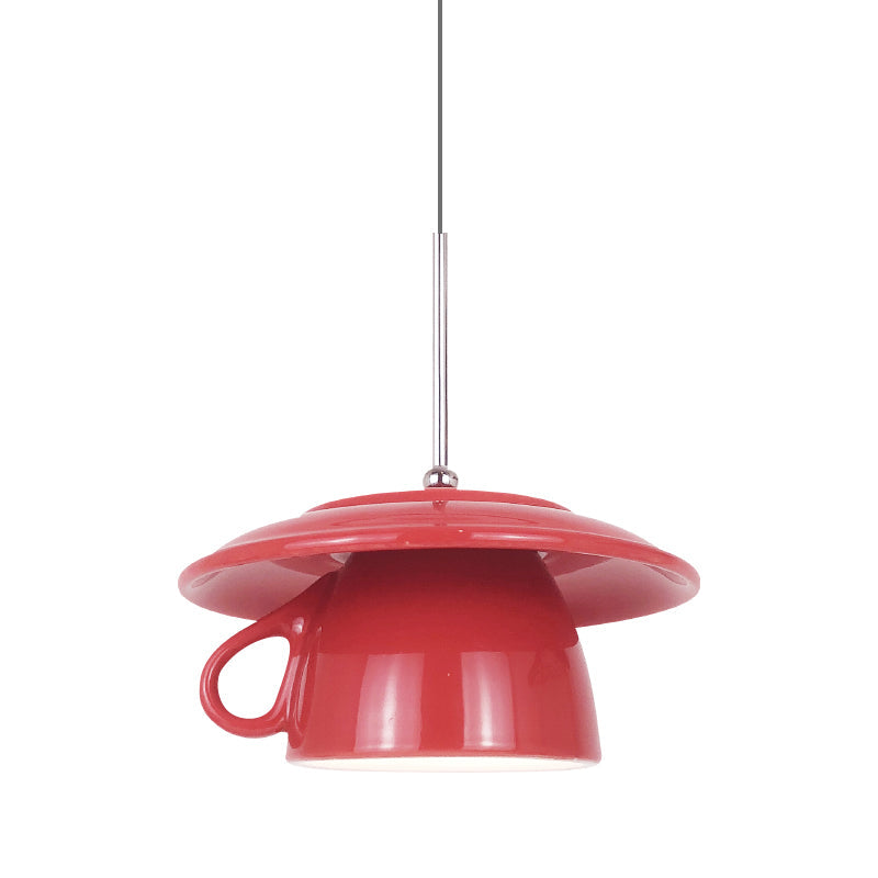 Valentina Modern Cup Ceramic LED Pendant Light Bedroom