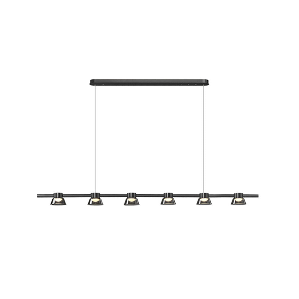 Arisha Modern Linear Metal Pendant Light,Black